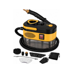 Ręczna myjka parowa wysokociśnieniowa 1500 W do domu i samochodu, nagrzewanie w 15 s, zbiornik 1,2 l, 6 poziomów pary, 8 akcesoriów, do fug, płytek, łazienki i kuchni